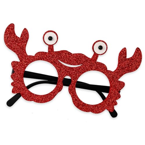 Gissroys Cartoon Sea Animal Brille Ozeane Tierbrille Unter Meeres Themenparty Liefert Fotokabine Requisite Propskids Erwachsene Lustige Dekorative Brille von Gissroys