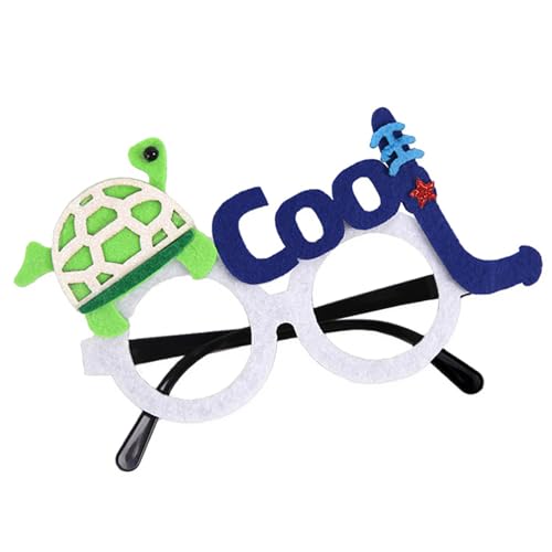 Gissroys Cartoon Sea Animal Brille Ozeane Tierbrille Unter Meeres Themenparty Liefert Fotokabine Requisite Propskids Erwachsene Lustige Dekorative Brille von Gissroys