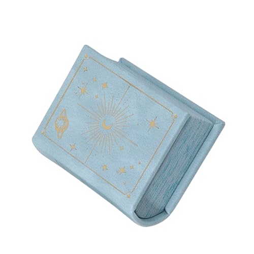 Gissroys Premium PU Leder Schmuckschatulle In Buchdesigns Eleganter Displayhalter Ideal Für Ringe Ohrringe Und Halsketten Ehering Box von Gissroys