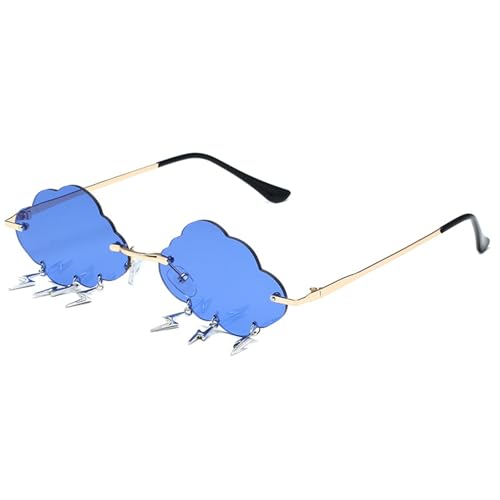 Gissroys Wolken-Sonnenbrille für Shows und den täglichen Gebrauch, Punk-Kostüm-Accessoires, Maskeraden, Party-Dekoration von Gissroys