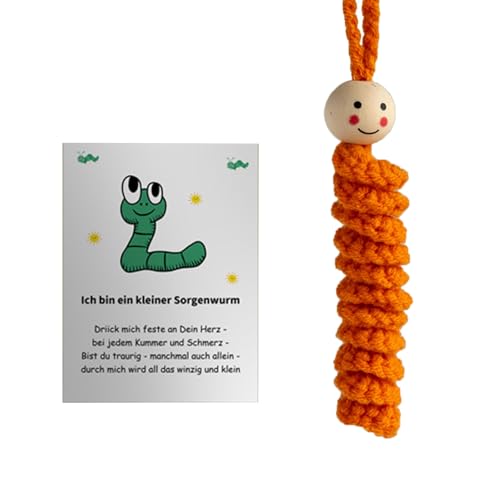 Häkelte Baumwollspielzeuggeschenke Karte Sensorisch Komfort Häkelraupen Card Für Angstfreisetzung Und Positive Gedanken Positivität Tasche Umarmung Häkelte Baumwollspielzeuggeschenke Karte Sensorisch Komfort Häkelraupen Card Für Angstfreisetzung Und Positive Gedanken Positivität Tasche Umarmung von Gissroys