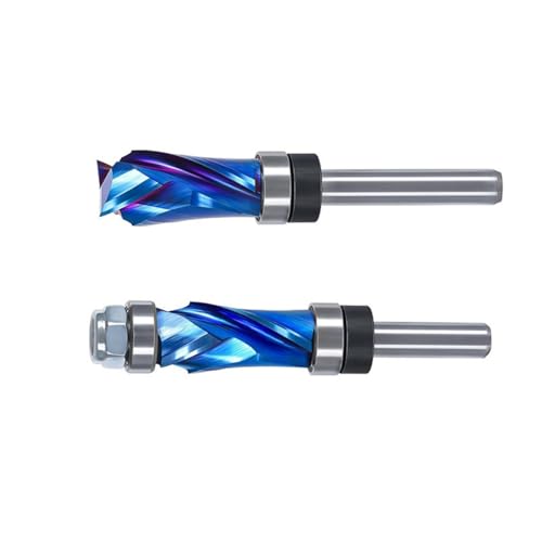Hocheffizienzverbunde Helikale Schneidkanten Holzbearbeitungsbit 1/4in Schaft Mit Niedrigem Rauschen Design Zum Trimmen Und Rillen Präziser Kanten Trimmen Router Bit von Gissroys