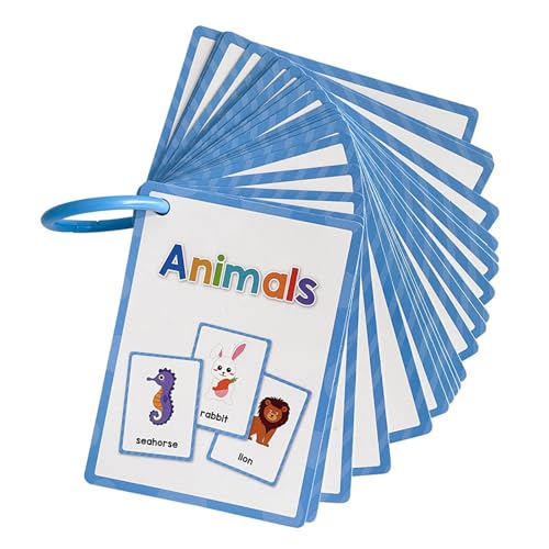 Interaktive Vokabular Karteikarten Kleinkind Early Learning Word Card 11cmx8cm Word Karteikarten Für Kindergartenlehrer Interaktive Englische Lernkarten von Gissroys