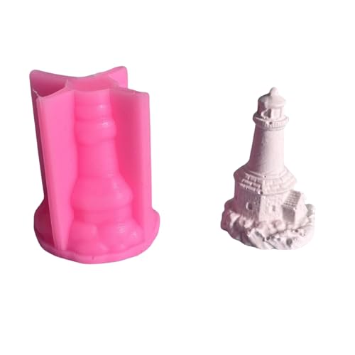 Lighthouse Kerzenform Epoxidharz Formen Kerzenherstellung Ornament Silikonguss Pflaster von Gissroys