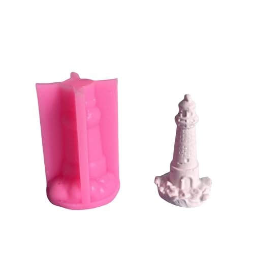 Lighthouse Kerzenform Epoxidharz Formen Kerzenherstellung Ornament Silikonguss Pflaster von Gissroys