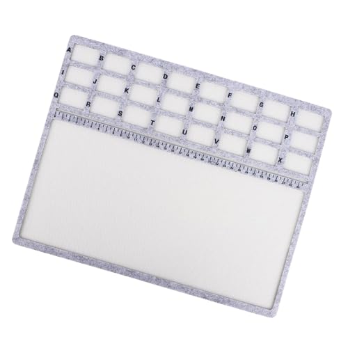 Nonslip Grids Perlenmatten Perlen Designschale Für Schmuckherstellung Mit Filzoberflächen Und Messmarkierungen Nonsilt Spint Fleder Nonslip Grids Perlenmatten Perlen Designschale Für Schmuckherstellung Mit Filzoberflächen Und Messmarkierungen Nonsilt Spint Fleder von Gissroys