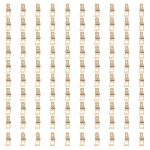 Packung Von 100 Schnellen Trennungsanschlüssen Ohne Isolierte Männliche Bis Männliche Spaten Klemmen Für Computer Und Boards Messing Spaten Steckverbinder von Gissroys