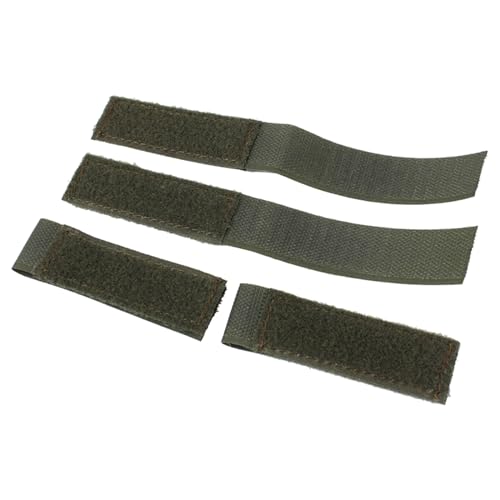 Patches Molles Strips Befestigung für 7,6 cm hohe Flicken, Molles Strips Haken & Schlaufe für Abzeichen, Rucksack, Adapter, IDs, Befestigung Gurtband von Gissroys