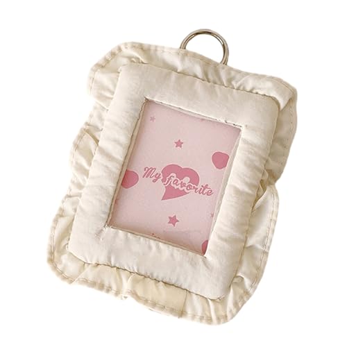Ruffen Gekräuselte Kartenhülsen 3 Zoll Photokardschutz PVC Stoffkarten Abdecken Fotoärmeleitierer Schlüsselbeutel Charme Spitzenkoffer von Gissroys