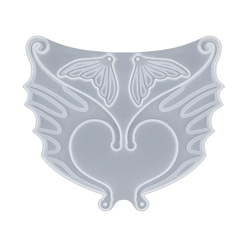 Silikonform für Ohrklemmen, Schmetterling, Feenflügel, kein Piercing, Ohrringe, Kristall, Epoxidharz, Ohrbedeckungen, Schmuck, Silikonform von Gissroys