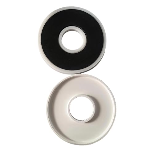 Stabile Silikonform mit Streifen, runde Formen, Tellerform zum Basteln, dekorative Tabletts, Epoxidharz-Projekte, Bastelformen von Gissroys