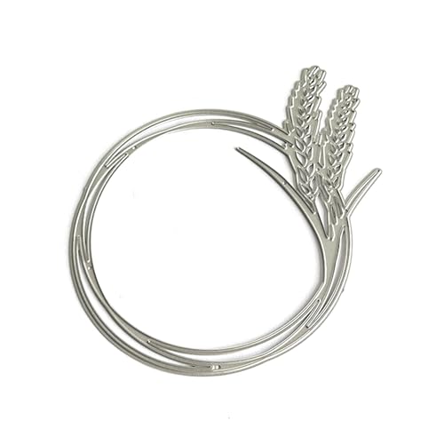 Stanzschablonen aus Weizenkranz, Metall, Prägeschablonen für Fotokarten, Tagebuch, Scrapbooking, Dekorationen, Weizenkranz, Prägeformen, Metall-Stanzformen für Foto-Tagebuch Stanzschablonen aus Weizenkranz, Metall, Prägeschablonen für Fotokarten, Tagebuch, Scrapbooking, Dekorationen, Weizenkranz, Prägeformen, Metall-Stanzformen für Foto-Tagebuch von Gissroys