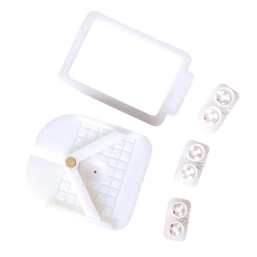 Stift Einbettete Geräte Ton Ohrring Set Für Tonschmuck Mit Verschiedenen Größenschneidern Und Positionierungsbrett ABS Ohrring Stift Einbettungswerkzeug von Gissroys