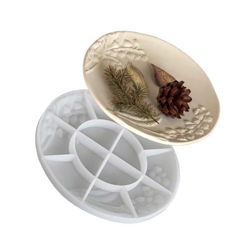 Vintage Geprägte Ovale/runde/quadratische Silikonschalenform Für Harzzementhandwerk Schmuck Organizer Herstellung Schimmel Oval Quadratische Runde Tablettform von Gissroys