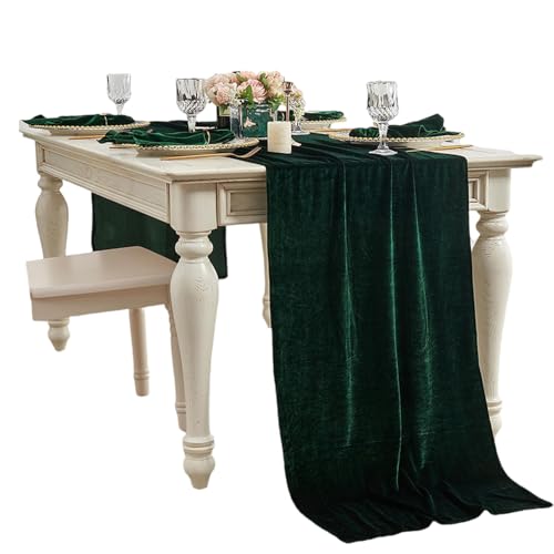 Weiche Samtige Tischdecke 120x29inch Tischläufer Maschin von Gissroys