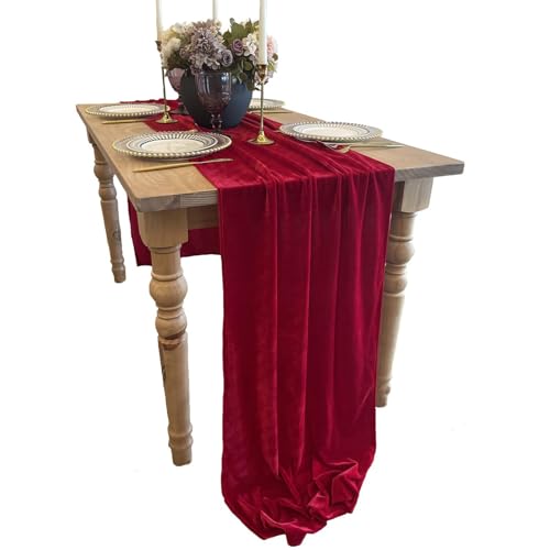 Weiche Samtige Tischdecke 120x29inch Tischläufer Maschin Weiche Samtige Tischdecke 120x29inch Tischläufer Maschin von Gissroys