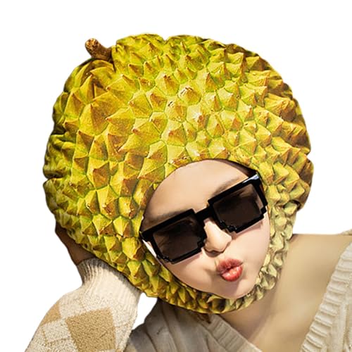 Gitekain Durian Kopfbedeckung, Plüsch Durian Kopfbedeckung, Cosplay Kopfbedeckung, Maskerade Cosplay Kopfbedeckung, Requisite, lustige Cosplay-Kopfbedeckung, Cosplay-Kopfbedeckung, Gitekain Durian Kopfbedeckung, Plüsch Durian Kopfbedeckung, Cosplay Kopfbedeckung, Maskerade Cosplay Kopfbedeckung, Requisite, lustige Cosplay-Kopfbedeckung, Cosplay-Kopfbedeckung, von Gitekain