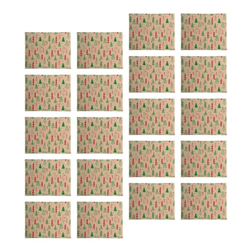 Gitohoni 20 Stück Weihnachtsgeschenkpapier Blumenpapier Geschenkverpackung Bastelpapier Verpackungspapier mit Feinem für Eine Edle Optik Zum Verpacke, Weihnachtsbaum Gitohoni 20 Stück Weihnachtsgeschenkpapier Blumenpapier Geschenkverpackung Bastelpapier Verpackungspapier mit Feinem für Eine Edle Optik Zum Verpacke, Weihnachtsbaum von Gitohoni
