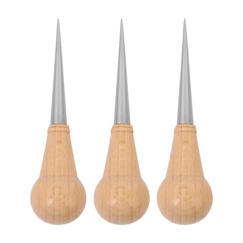 Gitohoni 3Pcs Kürbis Form Ahle Scratch Ahle für Schuh Reparatur Punch Loch DIY Gitohoni 3Pcs Kürbis Form Ahle Scratch Ahle für Schuh Reparatur Punch Loch DIY von Gitohoni
