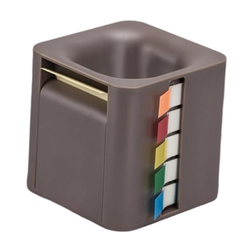 Gitohoni 5 in 1 Haftnotizhalter Spender, Klebrige Index Tabs, Schreibtisch Organizer, Wiederverwendbarer Büroklammerhalter für Büro, Lehrer, Memo, Zuhause, Braun Gitohoni 5 in 1 Haftnotizhalter Spender, Klebrige Index Tabs, Schreibtisch Organizer, Wiederverwendbarer Büroklammerhalter für Büro, Lehrer, Memo, Zuhause, Braun von Gitohoni