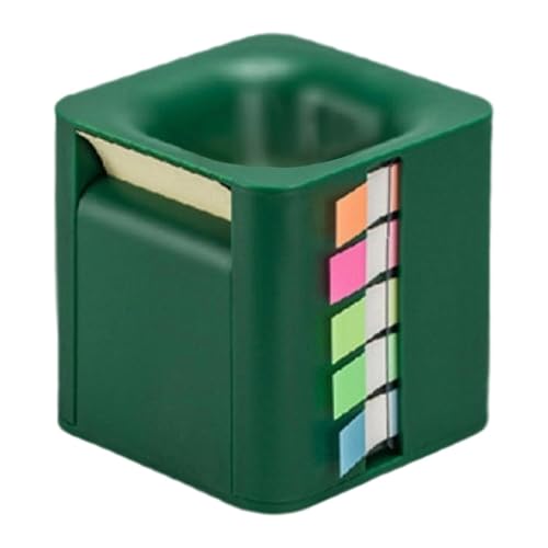 Gitohoni 5 in 1 Haftnotizhalter Spender, Klebrige Index Tabs, Schreibtisch Organizer, Wiederverwendbarer Büroklammerhalter für Büro, Lehrer, Memo, Zuhause, Tiefgrün Gitohoni 5 in 1 Haftnotizhalter Spender, Klebrige Index Tabs, Schreibtisch Organizer, Wiederverwendbarer Büroklammerhalter für Büro, Lehrer, Memo, Zuhause, Tiefgrün von Gitohoni