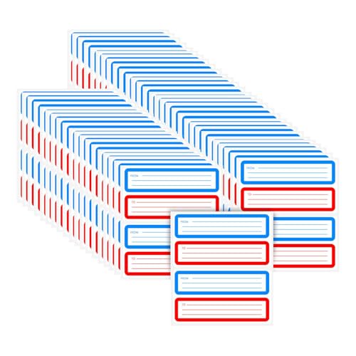Gitohoni 50x Adressanhänger für/von, Adressaufkleber, Adress-Versandetiketten für Umschläge, Schule Gitohoni 50x Adressanhänger für/von, Adressaufkleber, Adress-Versandetiketten für Umschläge, Schule von Gitohoni