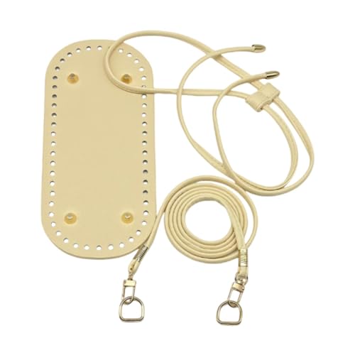 Gitohoni Beutelboden PU mit Schultergurt Und Kordelzug für DIY Taschen, Aprikose Gitohoni Beutelboden PU mit Schultergurt Und Kordelzug für DIY Taschen, Aprikose von Gitohoni