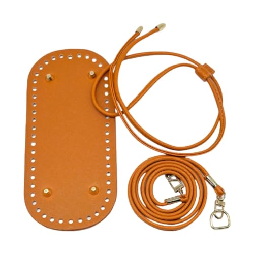 Gitohoni Beutelboden PU mit Schultergurt Und Kordelzug für DIY Taschen, Braun Gitohoni Beutelboden PU mit Schultergurt Und Kordelzug für DIY Taschen, Braun von Gitohoni