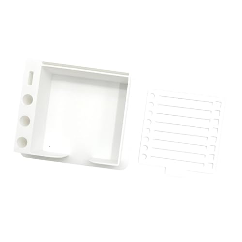 Gitohoni Haftnotizhalter mit Schablone, Tragbarer Schreibwarenhalter, Stift Und Scherenhalter von Gitohoni