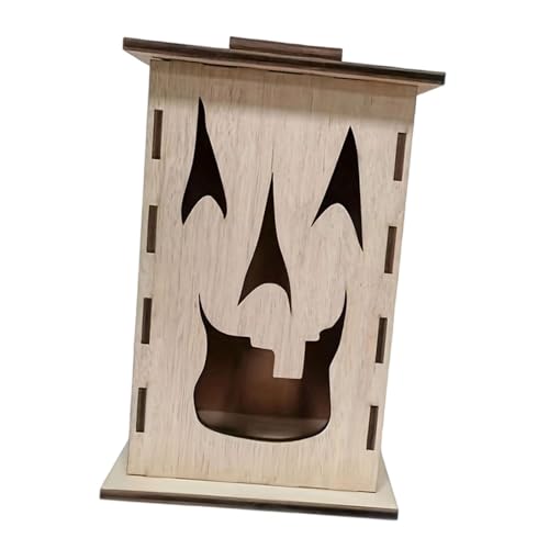 Gitohoni Halloween Box Rustikale Handwerkskunst Aus Holz für Schaurige Atmosphäre bei Halloween Innen Und Außendekor, Höhe 31 cm Gitohoni Halloween Box Rustikale Handwerkskunst Aus Holz für Schaurige Atmosphäre bei Halloween Innen Und Außendekor, Höhe 31 cm von Gitohoni