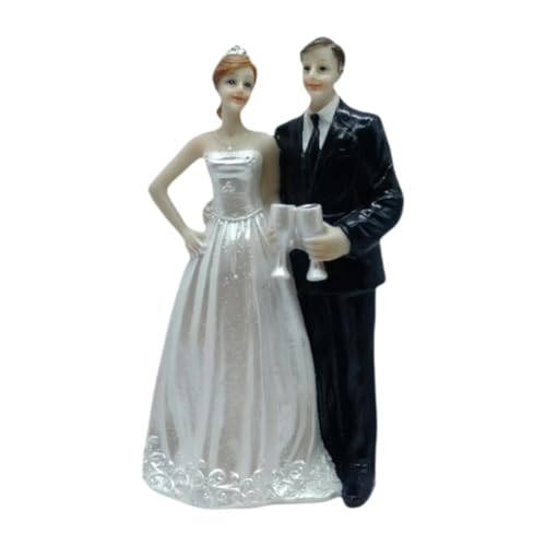 Gitohoni Hochzeitstorte Topper Lustige Braut Und Bräutigam Figur für Jubiläen Party Gitohoni Hochzeitstorte Topper Lustige Braut Und Bräutigam Figur für Jubiläen Party von Gitohoni