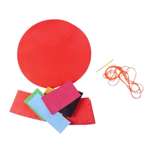 Gitohoni Hut-Bastelset für Kinder, DIY Zubehör für Kindergartenprojekte, Rot Gitohoni Hut-Bastelset für Kinder, DIY Zubehör für Kindergartenprojekte, Rot von Gitohoni