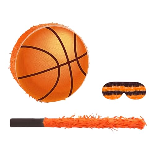 Gitohoni Kinder Piñata in Basketball Optik mit Stab Und Augenbinde für Geburtstagsfeiern Und Schulveranstaltungen Gitohoni Kinder Piñata in Basketball Optik mit Stab Und Augenbinde für Geburtstagsfeiern Und Schulveranstaltungen von Gitohoni
