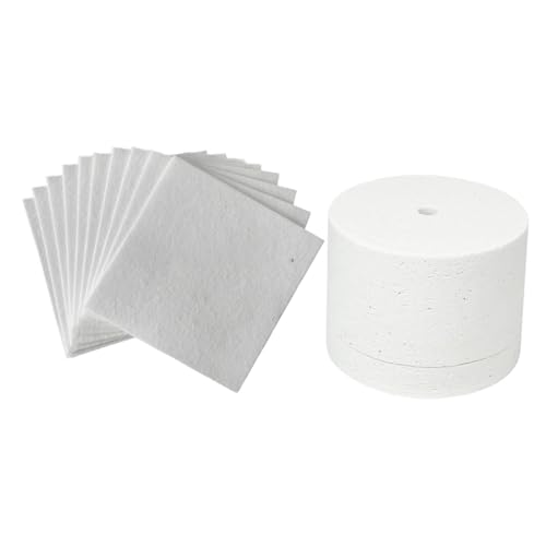 Gitohoni Mikrowellenofen Glasfusing Schmuckofen Keramikfaser DIY Set Linerpapier Einfach zu Bedienen für Heimprojekte Bastelraum Kreativbereiche, Groß von Gitohoni