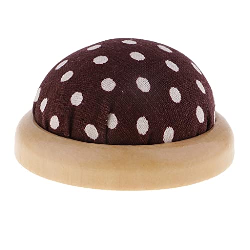 Gitohoni Nadelkissen Als Stecknadelkissen Und Nadelaufbewahrung EIN Schönes Nähaccessoire Und Ordnungshelfer mit Halbrundem Stoffpolster für Handarbeit Und, Kaffee Gitohoni Nadelkissen Als Stecknadelkissen Und Nadelaufbewahrung EIN Schönes Nähaccessoire Und Ordnungshelfer mit Halbrundem Stoffpolster für Handarbeit Und, Kaffee von Gitohoni