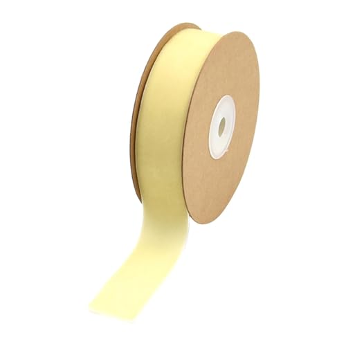 Gitohoni Samtband Bastelband Geschenkband Und Dekoband mit Robuster Nylonstruktur Zum Binden Und Dekorieren für Blumensträuße Und Einladungskarten, Beige Gitohoni Samtband Bastelband Geschenkband Und Dekoband mit Robuster Nylonstruktur Zum Binden Und Dekorieren für Blumensträuße Und Einladungskarten, Beige von Gitohoni