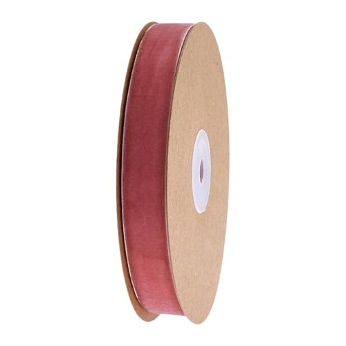 Gitohoni Samtband Geschenkband Bastelband Stoffband Dekoband Einseitig mit Weichem Samt für Anspruchsvolle Webprojekte für Geschenke Und Jubiläen, Dunkelpink Gitohoni Samtband Geschenkband Bastelband Stoffband Dekoband Einseitig mit Weichem Samt für Anspruchsvolle Webprojekte für Geschenke Und Jubiläen, Dunkelpink von Gitohoni