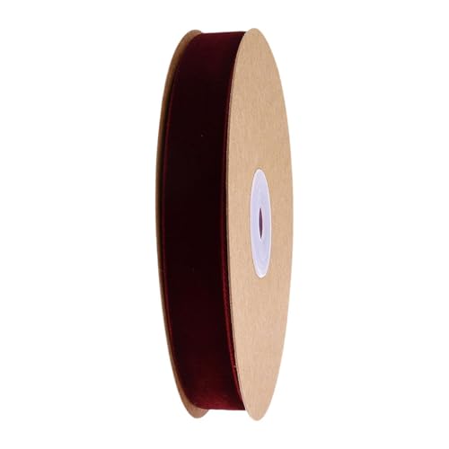 Gitohoni Samtband Geschenkband Bastelband Stoffband Dekoband Einseitig mit Weichem Samt für Anspruchsvolle Webprojekte für Geschenke Und Jubiläen, Rotwein Gitohoni Samtband Geschenkband Bastelband Stoffband Dekoband Einseitig mit Weichem Samt für Anspruchsvolle Webprojekte für Geschenke Und Jubiläen, Rotwein von Gitohoni