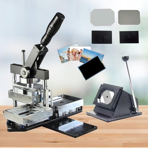 Rechteckige Maschine zur Herstellung von Kühlschrankmagneten + Papierschneider + 100 Materialsets, verwendet für Heimdekoration, DIY-Bilderabzeichen-Bastelarbeiten, 80 x 53 mm Rechteckige Maschine zur Herstellung von Kühlschrankmagneten + Papierschneider + 100 Materialsets, verwendet für Heimdekoration, DIY-Bilderabzeichen-Bastelarbeiten, 80 x 53 mm von Giuggiolared