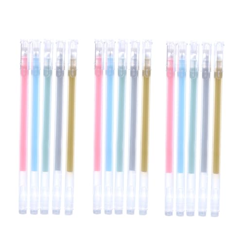 Giuneuow 15PCS Schnell Trocknender Klebestift Kugelschreiber-Klebestift Schnell Trocknender Roller-Klebestift Trockener Klebestift zum Basteln, Scrapbooking von Giuneuow