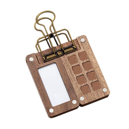 Giuneuow Tragbare Palette, Farbpalette, Mini-Aquarell-Skizzenbuch, mit Metallclip, Geschenk für Maler und Künstler C B von Giuneuow