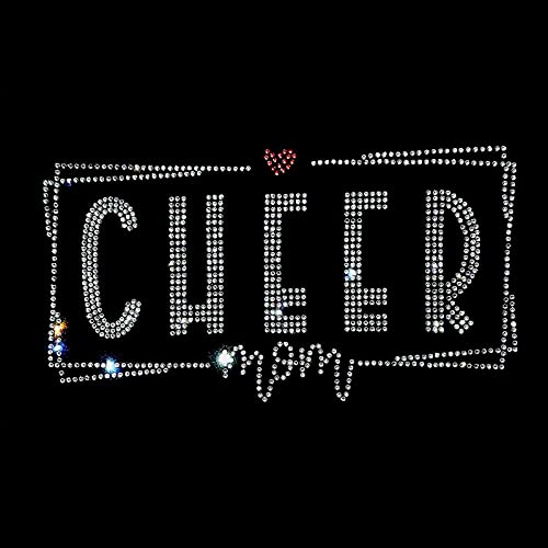 GiveMOJO Strass-Aufnäher, Motiv: Bling Cheer Mom, 2 Stück GiveMOJO Strass-Aufnäher, Motiv: Bling Cheer Mom, 2 Stück von GiveMOJO