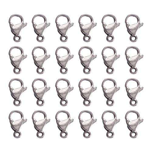 Beste Karabinerverschlüsse aus Edelstahl, 11 x 7 x 3,5 mm, für Papageien-Trigger-Verschlüsse, Schlüsselband, Karabinerhaken für Schmuckherstellung, 200 Stück Beste Karabinerverschlüsse aus Edelstahl, 11 x 7 x 3,5 mm, für Papageien-Trigger-Verschlüsse, Schlüsselband, Karabinerhaken für Schmuckherstellung, 200 Stück von Givenny