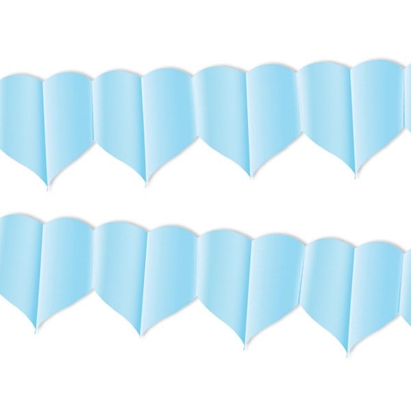 Girlande, hellblaue Herzen, 1 Stück, 4 m Girlande, hellblaue Herzen, 1 Stück, 4 m von Givi Italia