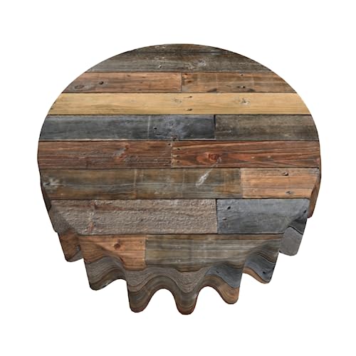Giwawa Runde Tischdecke mit Holzmaserung, Rustikale Holzstruktur, 152 cm Durchmesser, Vintage-Stil, Scheunenholz-Tischdecke fr Kche, Esszimmer, Urlaub, Bauernhaus, Drinnen und Drauen Giwawa Runde Tischdecke mit Holzmaserung, Rustikale Holzstruktur, 152 cm Durchmesser, Vintage-Stil, Scheunenholz-Tischdecke fr Kche, Esszimmer, Urlaub, Bauernhaus, Drinnen und Drauen von Giwawa