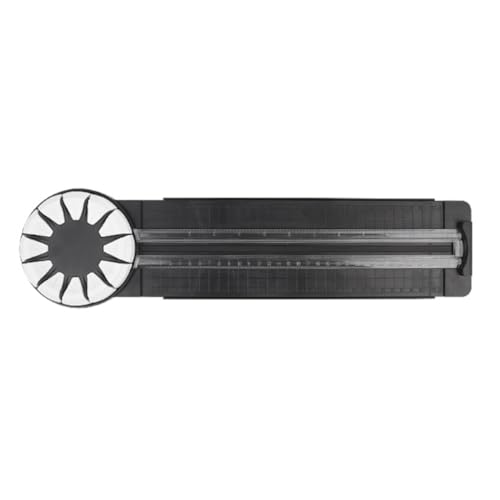 Giwnhvx 1 Stück 12-in-1 Rotations-Papierschneider, schwarzer Kunststoff, 12 Stil, multifunktionaler Rollpapierschneider mit 360° drehbarer Klinge Giwnhvx 1 Stück 12-in-1 Rotations-Papierschneider, schwarzer Kunststoff, 12 Stil, multifunktionaler Rollpapierschneider mit 360° drehbarer Klinge von Giwnhvx