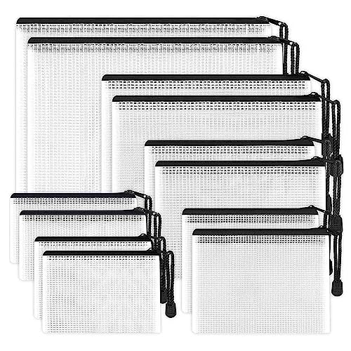 Giwnhvx 12-teilige multifunktionale, wasserdichte Ordner, Bürobedarf, mehrere Größen, Aktenordner Giwnhvx 12-teilige multifunktionale, wasserdichte Ordner, Bürobedarf, mehrere Größen, Aktenordner von Giwnhvx