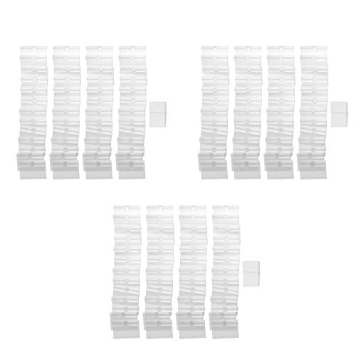 Giwnhvx 150 Stück transparente Kunststoff-Etikettenhalter, Preisschild, Regaletiketten-Clip, abnehmbarer Etikettenhalter für Aufbewahrungskörbe, Korbetiketten Giwnhvx 150 Stück transparente Kunststoff-Etikettenhalter, Preisschild, Regaletiketten-Clip, abnehmbarer Etikettenhalter für Aufbewahrungskörbe, Korbetiketten von Giwnhvx