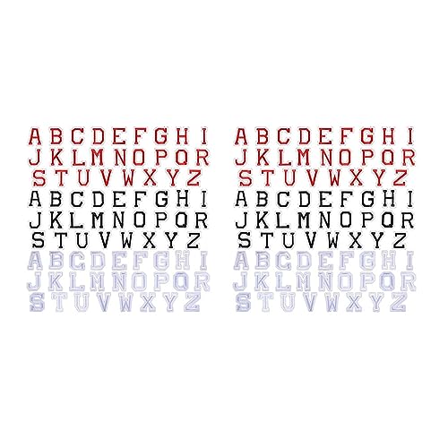 Giwnhvx 156 Stück Aufbügler Buchstaben Patches Alphabet Applikation Patches A-Z Buchstaben Reparatur Flicken für Hüte, Hemden, Schuhe, Jeans Giwnhvx 156 Stück Aufbügler Buchstaben Patches Alphabet Applikation Patches A-Z Buchstaben Reparatur Flicken für Hüte, Hemden, Schuhe, Jeans von Giwnhvx