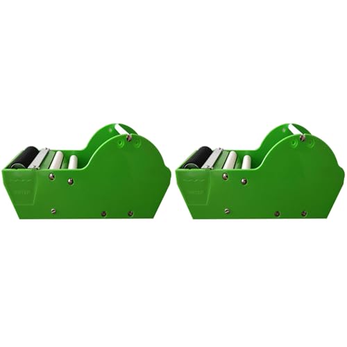Giwnhvx 2 x wasseraktiviertes, gummiertes Kraftpapier-Klebeband, Verpackungsspender, grüner Kraftpapier-Bandschneider zum Versiegeln von Kartons Giwnhvx 2 x wasseraktiviertes, gummiertes Kraftpapier-Klebeband, Verpackungsspender, grüner Kraftpapier-Bandschneider zum Versiegeln von Kartons von Giwnhvx